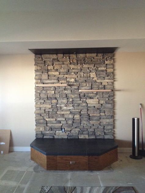 Pellet Stove With Mantle, Woodburner Surround, Cottage Hearth, Pellet Stove Hearth, Wood Stove Decor, Rv Wood Stove, Garage Fireplace, Wood Stove Surround, Fireplace Hearths