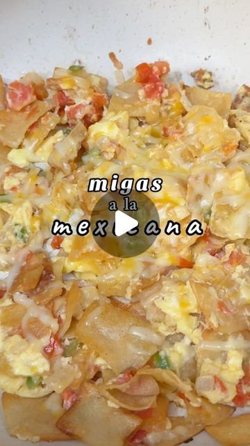 🌶️essica | Recipes & More 🌮 on Instagram: "Migas a la mexicana 😋   #breakfastideas #mexicanbreakfast #desayuno #recetascaseras #reels #fyp #explore #mexicanrecipes" Migas Recipe Mexican Breakfast, Breakfast Ideas Mexican, Mexican Brunch Ideas, Mexican Breakfast Ideas, Migas Recipe, Mexican Brunch, Mexican Menu, Mexican Breakfast, Mexican Breakfast Recipes