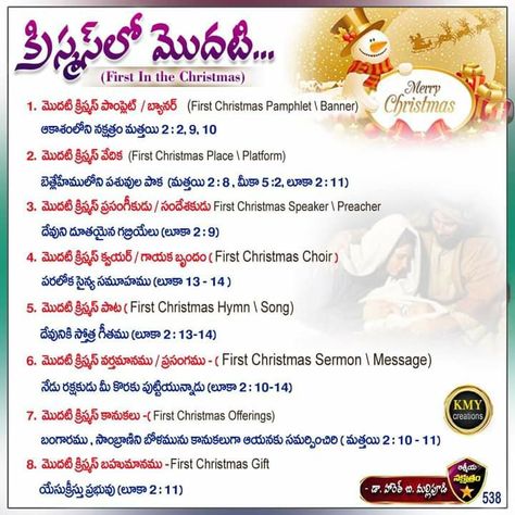 Christmas Messages In Telugu, Telugu Christian Messages, Bible Christmas, Bible Messages, Christmas Greetings Messages, Study Topics, Study Books, Christmas Bible Verses, Christian Stories