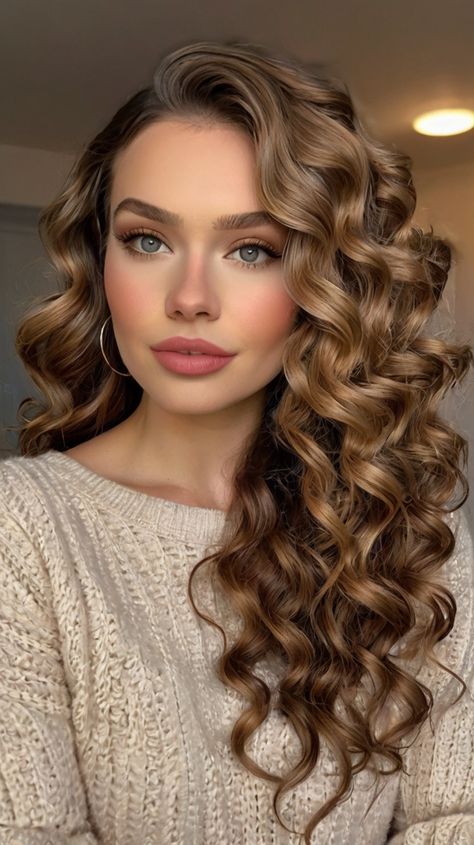 Stylish Retro waves Christmas hairstyle Ideas for Vintage Hollywood 🌈 Hair Sculpting, Medium Hairstyles For Women, Christmas Hairstyle, Sparkly Hair Accessories, Glamour Look, Two Braid Hairstyles, Framing Highlights, Trendy Nail Designs, Cabello Hair