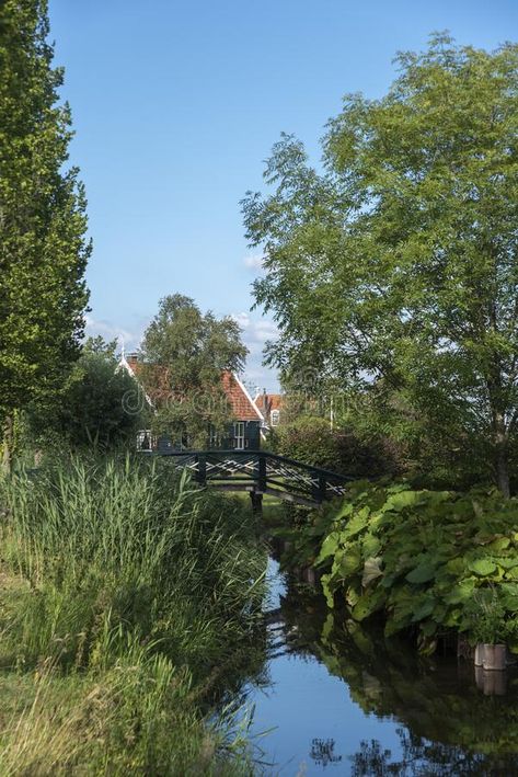 Zaanse Schans open-air museum in Zaandam. Province of North Holland in the Netherlands stock photo Zaanse Schans, North Holland, Holland Netherlands, Air Museum, Rural Scenes, Open Air, The Netherlands, Holland, Netherlands