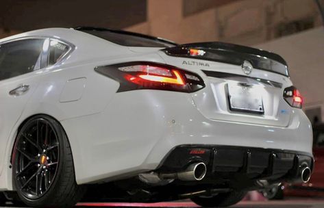 @akb_77 is running the Altima game with that custom exhaust and #stillen Rear Diffusor. Available here👇 https://bit.ly/STILLEN-Exterior #nissan #altima #nissanaltima #reardiffusor #upgrade 2016 Nissan Altima Mods, 2013 Nissan Altima Custom, 2015 Nissan Altima Custom, Nissan Altima Modified, Nissan Altima Custom, Nissan Sentra Custom, 2016 Nissan Altima, Nissan Altima 2016, 2017 Nissan Altima