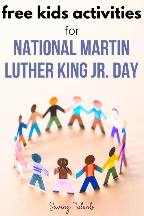 Here are some fun Martin Luther King, Jr. activities for kids you can do on MLK Day! Free printables, crafts, educational activities, and more for National Martin Luther King, Jr. Day. Martin Luther King Jr Crafts For Kids, Mlk Crafts For Kids, Mlk Day Activities For Kids, Martin Luther King Art Projects, Martin Luther King Art, Martin Luther King Jr Crafts, Mlk Crafts, Martin Luther King Activities, Mlk Activities