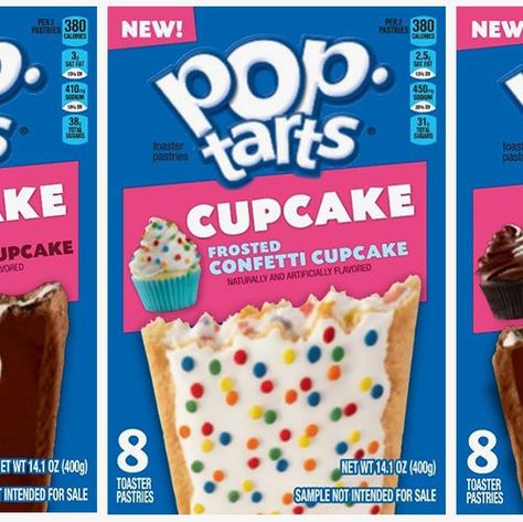 Toaster Pastries, Pop Tart Flavors, Tart Flavors, Breakfast Cupcakes, Confetti Cupcakes, Frosted Lemonade, Toaster Pastry, Chips Ahoy, Pop Tart