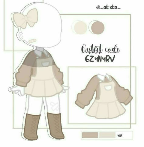 Outfit Ideas Club, Minecraft Skins Aesthetic, Kawaii Outfit Ideas, Gacha Club Outfit Ideas, Outfit Gacha, Gacha Outfit Ideas, Cute Eyes Drawing, Adorable Homes Game, Gacha Club Outfit