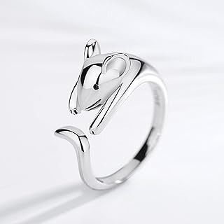 Amazon.co.uk: Adjustable Rings For Women Rat Ring, Womens Rings, Silver Rings For Women, Fire Opal Necklace, Silver Ring For Women, Gold Color Ring, Gold Diamond Band, Charm Rings, Jewelry Christmas