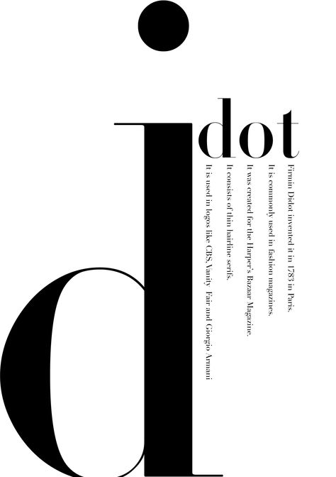 * Didot Poster, Typeface Poster, Typography Book, Fashion Typography, 타이포그래피 포스터 디자인, Magazine Layout Design, Typography Layout, Typography Poster Design, Typographic Poster