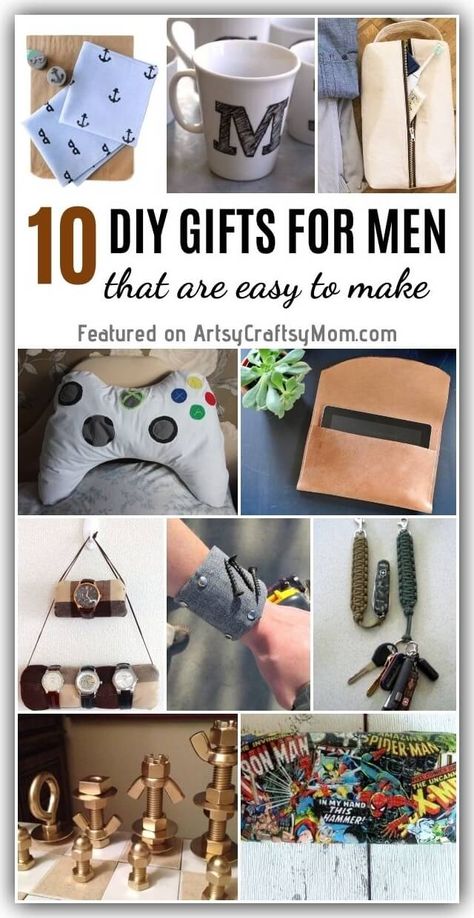 Homemade Gifts For Men, Diy Christmas Gifts For Men, Diy Gifts To Make, Diy Gifts For Men, Handmade Gifts For Men, Diy Easter Gifts, Gifts For Teen Boys, Men Birthday, Diy For Men