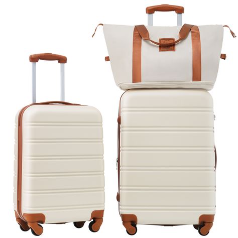 Product Features Expanable Spinner Wheel 2 Piece Luggage Set ABS Lightweight Suitcase with TSA Lock 20inch+24inch [Suitable Luggage Set] Coming in a complete uniform set, enjoy a matching small and large luggage to travel with together or separately… Hard Case Luggage, Spinner Wheel, 3 Piece Luggage Set, Lightweight Suitcase, Large Luggage, Lightweight Luggage, Hardside Luggage, Checked Luggage, Spinner Suitcase