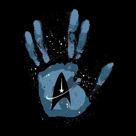 Star Trek Voyager Ship, Vulcan Star Trek, Star Trek Tattoo, Star Trek Insignia, Star Trek Artwork, Star Trek Wallpaper, Live Long And Prosper, Star Trek Discovery, Uss Enterprise Star Trek