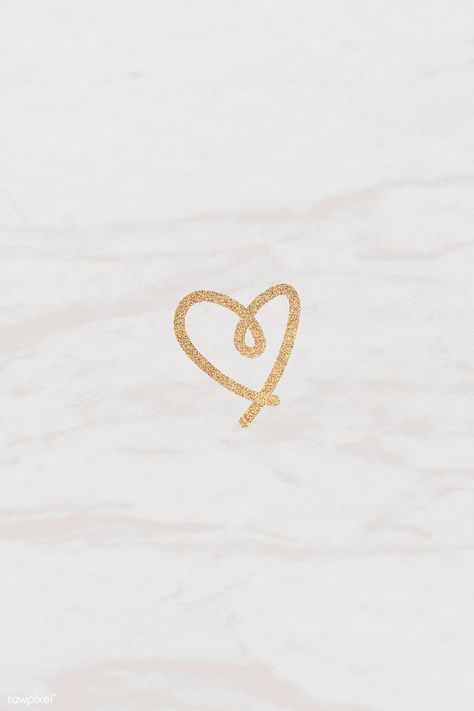 Gold Heart Aesthetic, Gold Heart Wallpaper, Ipad Stuff, Golden Wallpaper, Flower Background Iphone, Heart Doodle, Heart Banner, Funny Phone, Valentine Background