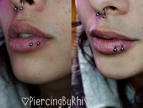 piercingbyrhi on instagram 🦧 double ashley Double Ashley Piercing, Ashley Piercing, Cool Piercings, Piercings, On Instagram, Instagram