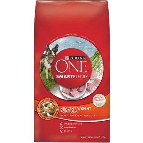 Purina ONE SmartBlend Healthy Weight Formula Adult Premium Dog Food 8 lb. ~ You can click image to review more details. (This is an affiliate link and I receive a commission for the sales) High Protein Dog Food, Purina One, Beef Rice, Premium Dog Food, Dog Food Brands, Food Pack, Rice Ingredients, Beef And Rice, Healthy Dog Food Recipes