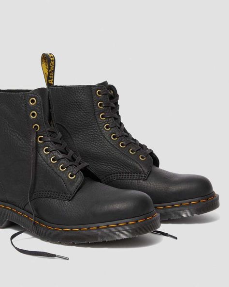 1460 PASCAL LEATHER ANKLE BOOTS | Dr. Martens Dr Martens Pascal, Leather Lace Up Boots, M 4, Goodyear Welt, Leather Lace, Dr. Martens Boots, Leather Ankle Boots, Dr. Martens, Lace Up Boots