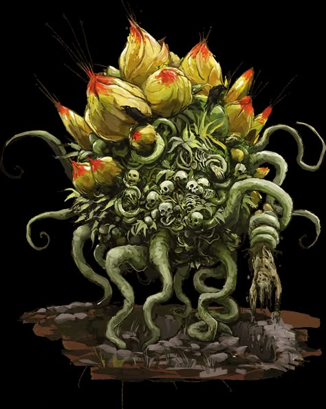 Plant Monsters, Corpse Flower, Plant Monster, Creature Artwork, Monstera Plant, Dnd Art, Fantasy Monster, Monster Design, Creature Concept