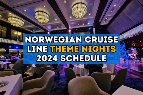 Are you about to travel with Norwegian Cruise Line and want to know what theme nights you will find on your trip? Then this is the right article for you. You will find the full schedule of the 2024 theme nights. The only thing I want to say before we start is that NCL is ... Read more Norwegian Cruise Tips, Norwegian Cruise Escape, Ncl Epic, Norwegian Sky, Norwegian Pearl, Norwegian Epic, Ncl Cruise, Norwegian Breakaway, Line Theme