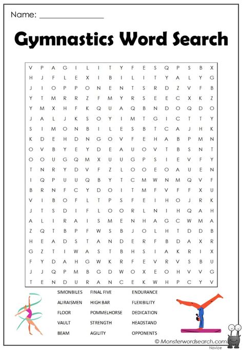 Gymnastics Word Search, Gymnastics Printables Free, Gymnastics Coloring Pages Free Printable, Gymnastics Crafts For Kids, Gymnastics Coloring Pages, Gymnastics Crafts, Gymnastics Tips, Famous Gymnasts, Teacher Binder Organization