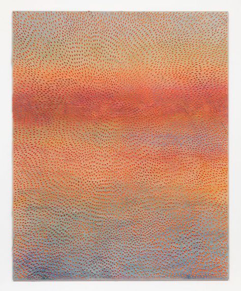 Sunset (Painted Light Pink Grey Sand SF #1F, Orange Blue Pink Lavender and Yellow), 2017. Art by Jennifer Guidi California Colors, Los Angeles Artist, Sand Painting, Art Consultant, 수채화 그림, Art Idea, Pink Lavender, Sunset Painting, Room Art