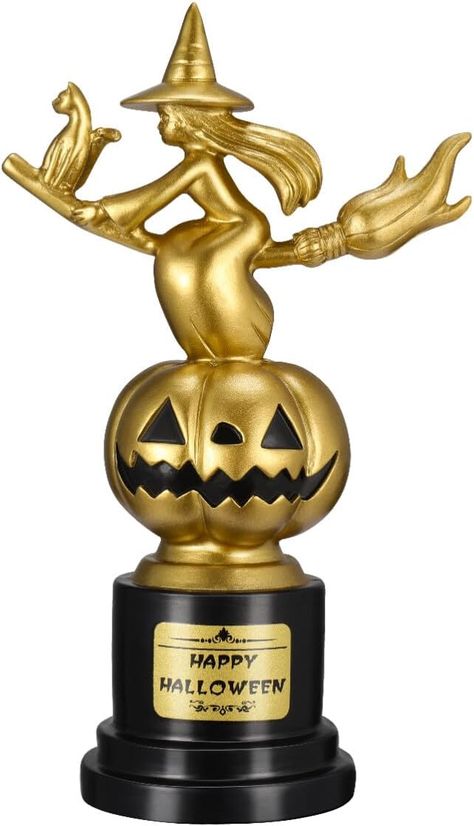 Trophy used for best costume. #ad Best Costume Award, Winner Trophy, Halloween Trophies, Halloween Prizes, Golden Awards, Party Prizes, Best Costume, Senior Center, Witch Costumes