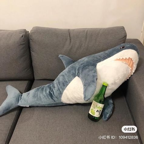 Animal Reading, Shark Pillow, Shark Plush, Pillow Plush, Room Makeover Bedroom, Sofa Cushion, Room Inspiration Bedroom, Plush Toy, Plush Toys