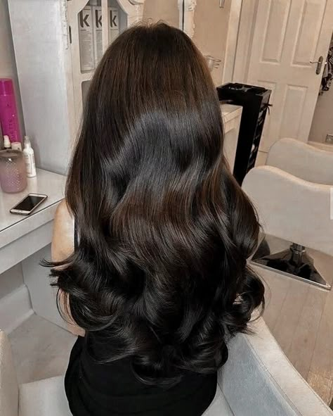 Brown Wavy Hair, Dark Brunette Hair, Hd Lace Frontal, Wave Wig, Body Wave Wig, Beautiful Long Hair, Dark Brown Hair, Hair Envy, Silky Hair