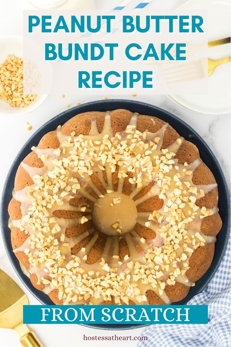 Peanut Butter Bundt Cake Recipes, Peanut Butter Cake Recipe Easy, Peanut Butter Bundt Cake, Peanut Butter Pound Cake, Butter Bundt Cake, Recipe With Peanut Butter, Peanut Butter Cake Recipe, Peanut Butter Glaze, Cake Cravings