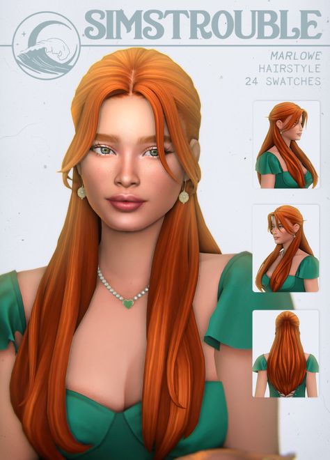 Sims 4 Cc Simstrouble, Sims 4 Cc Hair Alpha Long, Mid Evil, Sims 4 Blog, Cc Sims4, Sims 4 Mm, Sims Four, Sims Hair, Half Updo