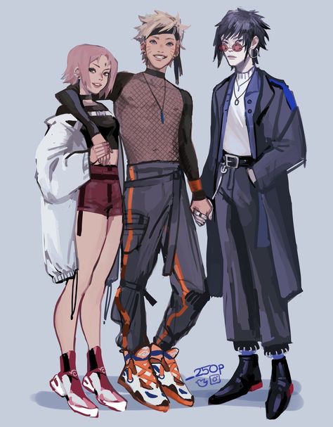 Team 7 Fanart, Naruto Fashion, Naruto Team 7, Team 8, Naruto Teams, Sasuke X Naruto, Naruto Fan Art, Naruto Sasuke Sakura, Japon Illustration