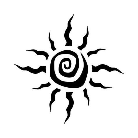 Sun Symbol Tattoo, Spiral Sun Tattoo, Spiral Sun, Sun Tattoo Designs, Sun Symbol, Symbol Tattoo, Sun Tattoo, Tattoo Ideas, Tattoo Designs