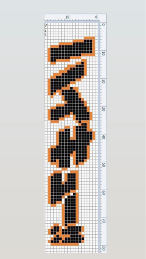 Haikyuu Crochet Pattern, Haikyuu Cross Stitch, Crochet Haikyuu, Jjk Pixel Art, Modele Pixel Art, Easy Pixel Art, Pixel Art Templates, Pixel Drawing, Pixel Crochet