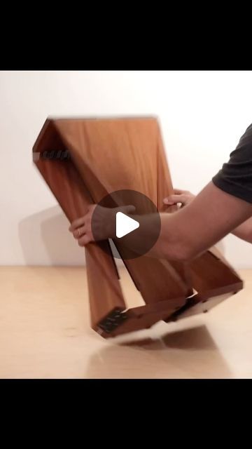 Degrees of Freedom on Instagram: "The Loop Table was the first product launched by Degrees of Freedom, back in 2018. These origami-inspired, flat-folding side tables were all made from CNC machined hardwoods with stainless steel hardware, and sold for $1,600-$1,800 depending on wood species. The design itself was originally created as a Christmas present for my mom to hold her morning coffee. Like all our runs they eventually sold out, but it took a while, so I’ve been reluctant to make any more. Maybe now’s the time to start thinking about giving this design another shot at the big time. My experience (which I believe is common amongst woodworkers) is that it’s extremely hard to make a profit on something like this, especially when finishing strolls in and tosses a grenade into the cost c Cnc Side Table, Engineer Design, Maybe Now, Cnc Woodworking, Origami Folding, For My Mom, Big Time, The Loop, Cnc Machine