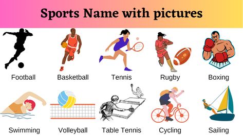 Sports have always been an integral part of human culture, and the list of sports played around the world is endless. From individual sports to team sports, from indoor to outdoor, there are numerous sports that cater to different interests and abilities. In this blog post, we have compiled a list of some popular sports … Sports Name List with Pictures Read More » Exercise Names With Pictures, Types Of Sports, Sports Names List, Sports Chart For School, Wide World Of Sports, David Beckham Football, Michael Phelps Swimming, List Of Sports, Mike Tyson Boxing