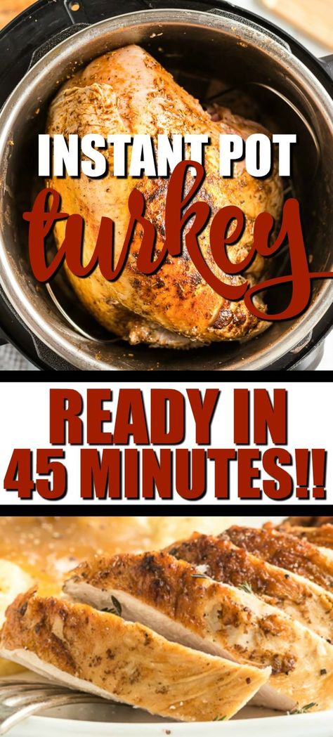 Ip Spaghetti, Instant Pot Turkey Breast, Chicken Mac And Cheese Recipe, Cooking A Turkey, Turkey Breast Crockpot, Instant Pot Recipes For Beginners, Turkey Easy, Instant Pot Turkey, Traditional Turkey