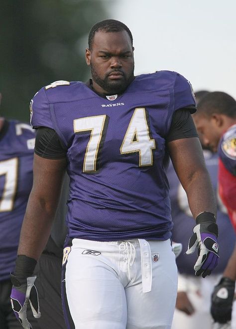 Michael Oher - Wikipedia, the free encyclopedia Michael Oher, Blind Side, The Blind Side, Michael Lewis, First Year Of College, Ravens Football, Football Uniform, Sports Hero, Tim Mcgraw