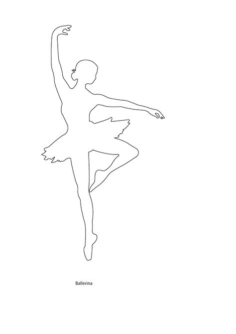 Dit is het silhouet van een danseres: de 1e laag. Daarop komen nog een aantal lagen (kleding, schoenen, haar) waardoor er een reliëf ontstaat. Ballerina Outline Drawing, Ballerina Outline, Dance Sketches, Dance Tattoos, Dance Tattoo, Ballerina Drawing, 3d Geometric Shapes, Embroidered Canvas Art, Ballerina Art