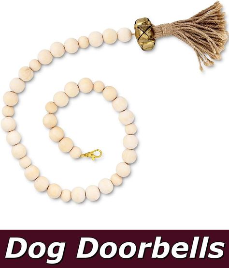 SAGUD Hanging Bells for Dogs to Ring to Go Outside Sliding Door, Adjustable Dog Bell for Door Potty Training, 30.7inch Puppy Training Puppy, Dog Bell, Potty Training Puppy, Hanging Bell, Dog Door, Pet Care Tips, Potty Training, Pet Supplies Dog, Sliding Door