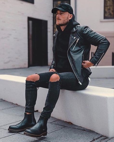 Doc Martens Chelsea Boot Outfit, How To Style Black Boots, Dr Martens Men Outfit, Chelsea Boots With Jeans, Doc Martens Chelsea Boot, Chelsea Boots Outfits, Chelsea Boot Outfit, Dr Martens Men, Chelsea Boots Men Outfit