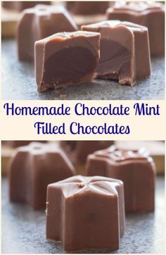 Homemade Chocolate Candy, Food Recipes Dessert, Filled Chocolates, Dessert Halloween, Holiday Desserts Christmas, Chocolate Candy Recipes, Candy Recipe, Candy Recipes Homemade, Christmas Candy Recipes