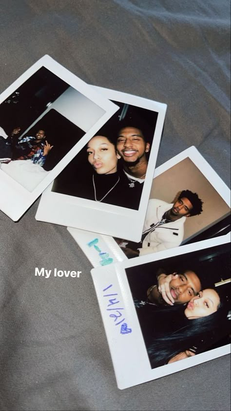 Couple Polaroid Pictures, Stile Kylie Jenner, Relationship Pics, Vision Board Party, My Lover, Black Love Couples, Couples Vibe, Cute Relationship Photos, Black Couples Goals