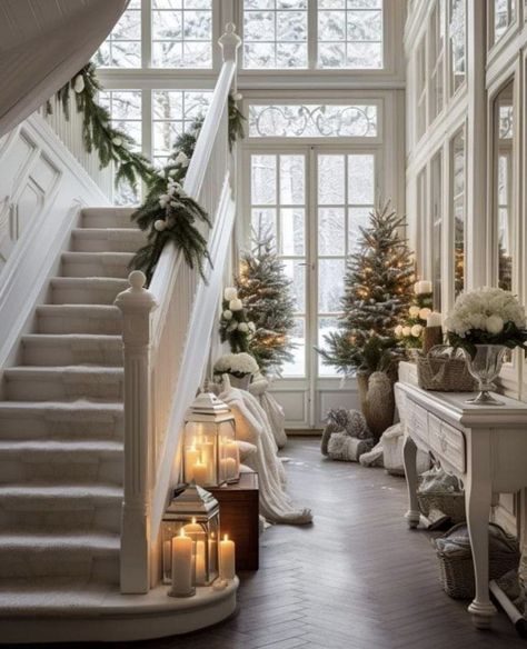 Christmas Interiors, Dream House Interior, Winter House, Home Fashion, Christmas Inspiration, Dream Home Design, Open Space, My Dream Home, Winter Decor