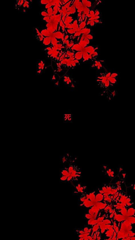 Red Anime Background, Black Red Wallpaper, Wallpaper Red And Black, Red Black Wallpaper, Flores Wallpaper, Black And Red Wallpaper, Red And Black Background, Japanese Wallpaper Iphone, Red Spider Lily