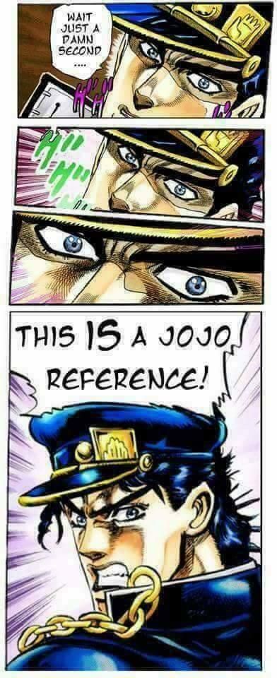 Blake-Blake's Bizarre Adventure: Lood is Unbreakable | RWBY | Know Your Meme Is That A Jojo Reference, Jojo Jojo, Jojo Reference, Jojo's Adventure, Jojo's Bizarre Adventure Anime, Jotaro Kujo, Jojo Memes, Jojo Anime, Anime Meme