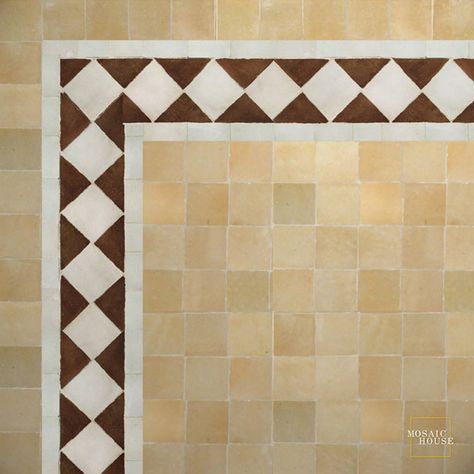 Dfira DRH 10-8 Islamic Landscape, Cement Bathroom Floor, Kitchen Tile Mosaic, Cement Bathroom, Tiles For Home, Mosaic Border, Brick Bbq, Islamic Tiles, Floor Pattern