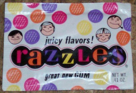 razzles original package-it's candy and it's gum! Razzles Candy, 1970s Candy, Childhood Candy, Old School Candy, Old Candy, Penny Candy, Nostalgic Candy, Old Fashioned Candy, Childhood Memories 70s