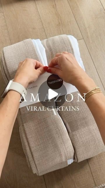 Cat Arcodia on Instagram: "AMAZON Viral Curtains✨ Comment YES PLEASE for the link or tap the 🔗 in my bio to shop my @amazon storefront or @shop.ltk page🤍

You all went crazy for these curtains when I shared them back in January and for good reason! These curtains are high quality, designer inspired, and custom curtains for 
less🙌🏻 Check out my “curtain” highlight on my profile for more details and a closer look🤍 #amazonhome #affordablecurtains

What I chose:
style: Liz Linen Drape 
color: 1908-6 grey beige 
header type: pinch pleat 
lining type: privacy lining 
memory shape- highly recommended
*use your own custom measurements" Viral Curtains, Types Of Curtains Style, Curtain Bedroom Ideas, Curtains Styles Ideas, Beige Header, Linen Curtains Bedroom, Curtains Or Blinds, Modern Curtain Rods, Lakeside House