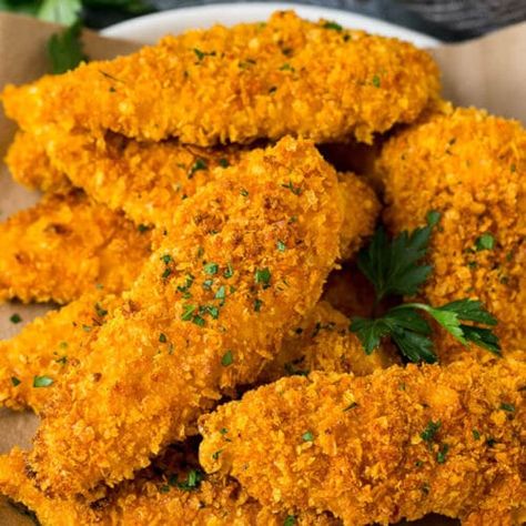 Corn Flakes Chicken, Chicken Breaded, Baking Chicken, Cornflake Chicken, Slow Cooker Chicken Wings, Bacon Wrapped Meatloaf, Great Chicken Recipes, Weeknight Recipes, Chicken Breast Recipe