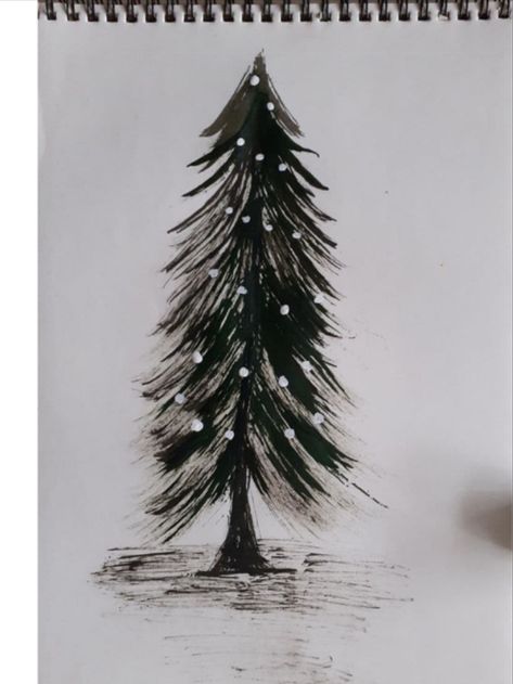 How To Draw A Pine Tree, How To Draw A Christmas Tree Easy, How To Draw A Christmas Tree, Easy Christmas Tree Drawing, How To Draw Christmas Tree, Christmas Tree Drawing Easy, Draw A Christmas Tree, Christmas Tree Sketch, Trees Drawing Tutorial