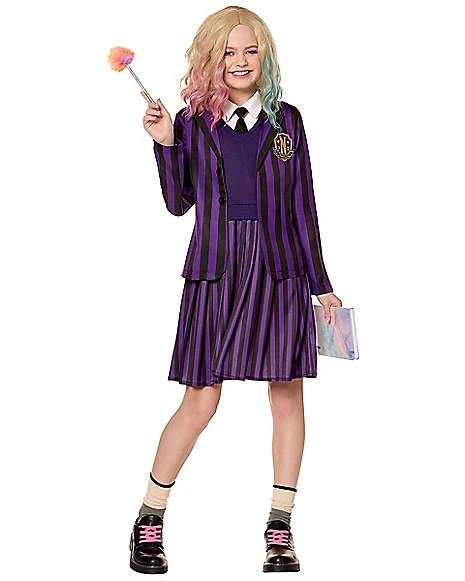 Enid Halloween Costume, Enid Sinclair Costume, Enid Costume, Enid Sinclair Outfit, Wednesday Uniform, Academy Uniform, Wednesday Costume, Home Halloween Costumes, Wednesday Outfit