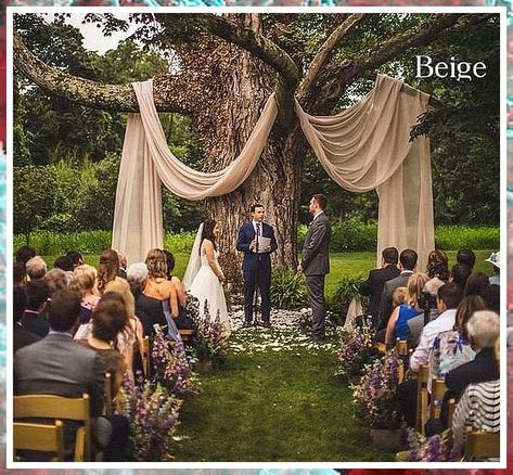 Wedding Arch - Never miss the latest and greatest deal. Click to visit and find out more! Wedding Arch Fabric, Arch Fabric, Wedding Draping, Fabric Drape, Rustic Wedding Decorations, Romantic Backdrop, Draping Fabric, Backdrop Photography, Wedding Altars