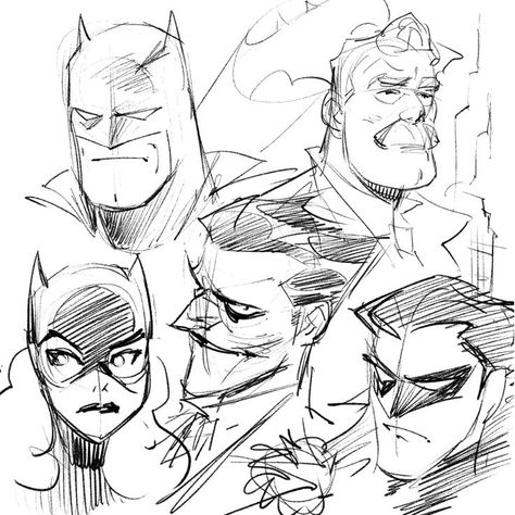 Superhero Mask Drawing Reference, Dc Comics Art Drawings, Gleb Melnikov, Batman Characters, Comic Art Sketch, Comic Book Drawing, Some Sketches, Batman Artwork, 캐릭터 드로잉